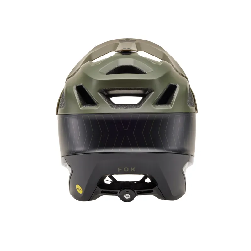 Fox Dropframe Pro MIPS MTB Helmet Olive Green-3